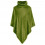 Poncho Vert Cactus 80x80 De Witte Lietaer : Poncho Taille Unique:Poncho Taille Unique 80X80