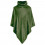 Poncho Vert Foncé 80x80 De Witte Lietaer : Poncho Taille Unique:Poncho Taille Unique 80X80