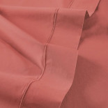 Drap plat Percale Terracotta, ANNE DE SOLENE