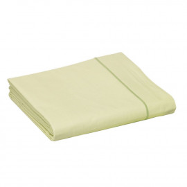 Drap plat Percale Anis, FRANCOIS HANS