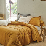 Drap plat Percale Ocre, FRANCOIS HANS