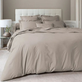 Parure Percale Uni Brume, ANNE DE SOLENE