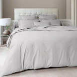 Parure Percale Uni Opaline, ANNE DE SOLENE