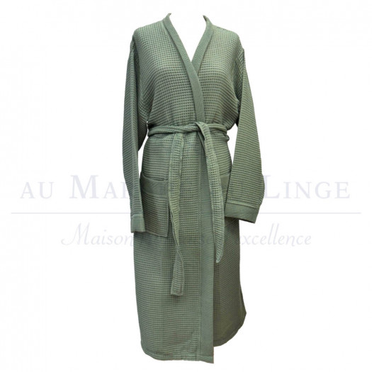 Peignoir Milano Olive,  Coton & Lin