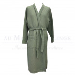 Peignoir Milano Olive,  Coton & Lin