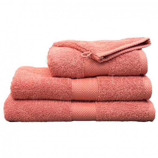 Serviette de Toilette RIVOLI Bois de rose 500 gr/m²